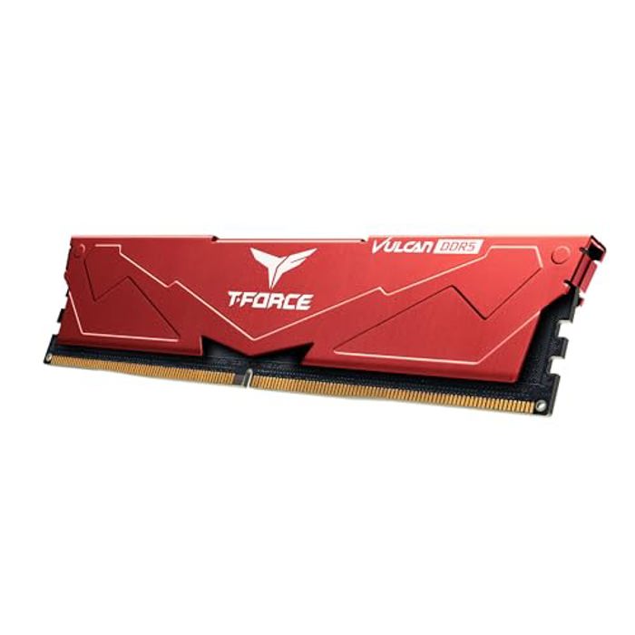 TEAMGROUP T-Force Vulcan 64GB (2x32GB) DDR5 6000MHz Red image 2