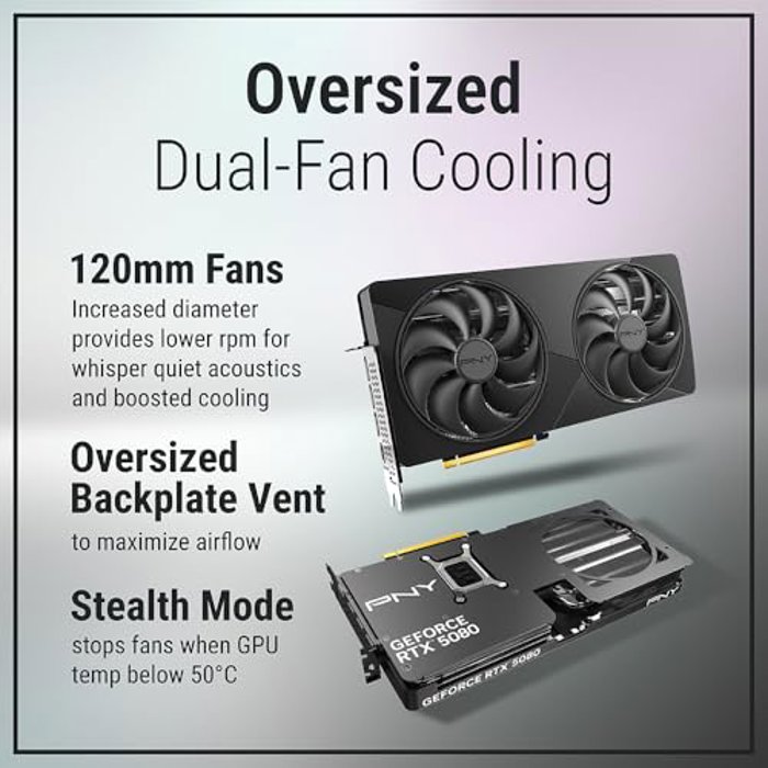 PNY GeForce RTX 5080 Slim OC image 4