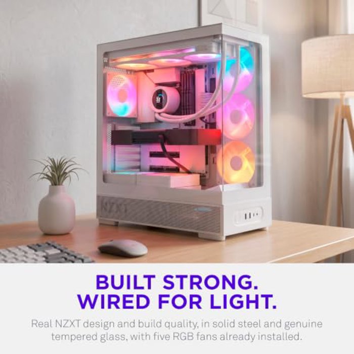 NZXT S5 RGB Deluxe White image 2