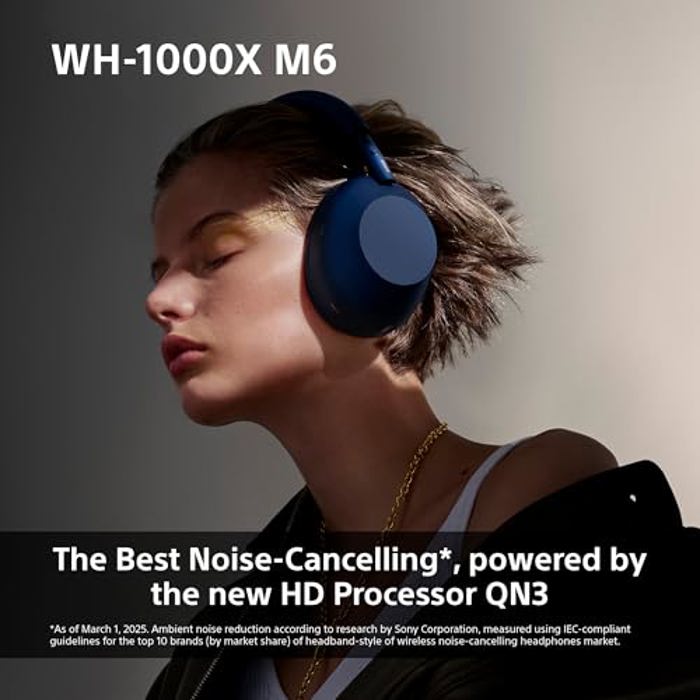 Sony WH-1000XM6 Midnight Blue Headset - Specs, Compare Prices