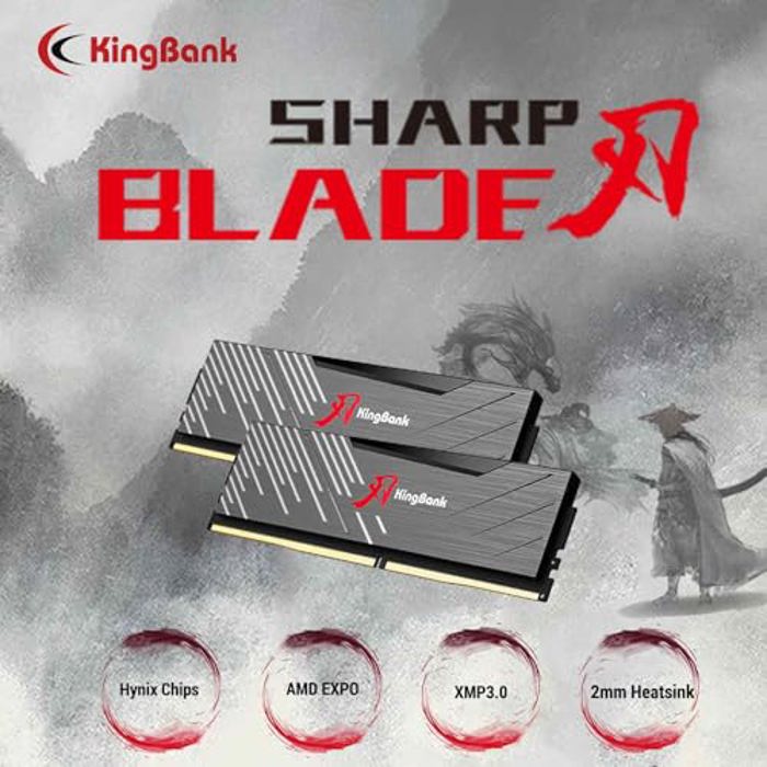 KingBank SharpBlade 32GB (2x16GB) DDR5 6000MHz image 5