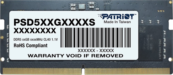 Patriot Signature Line 8GB DDR5 4800 SODIMM
