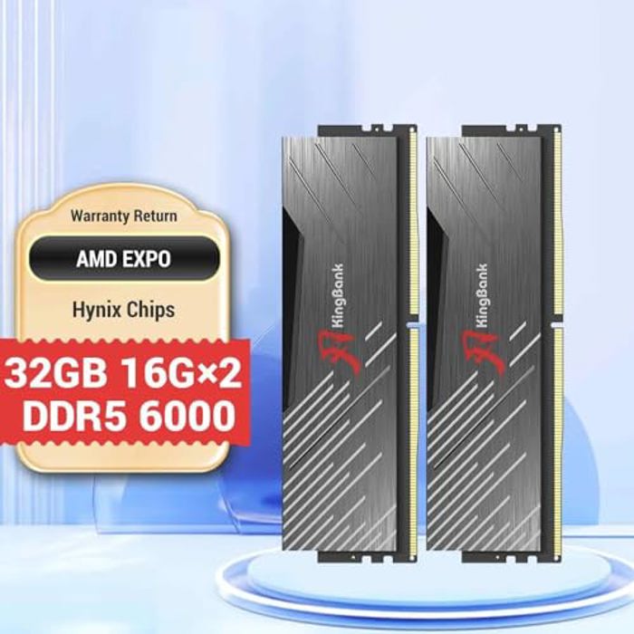 KingBank SharpBlade 32GB (2x16GB) DDR5 6000MHz image 2