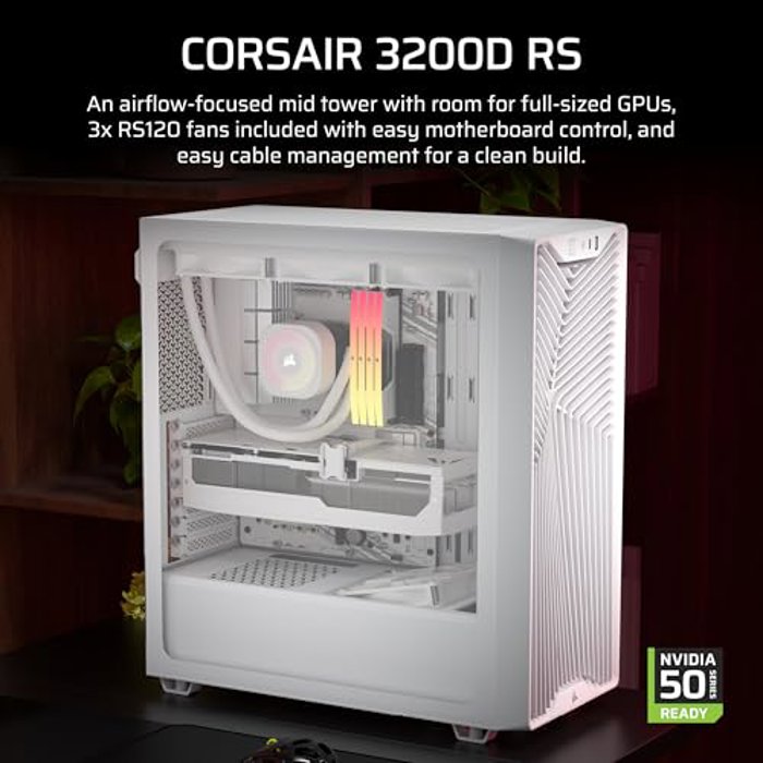 CORSAIR 3200D RS White image 2