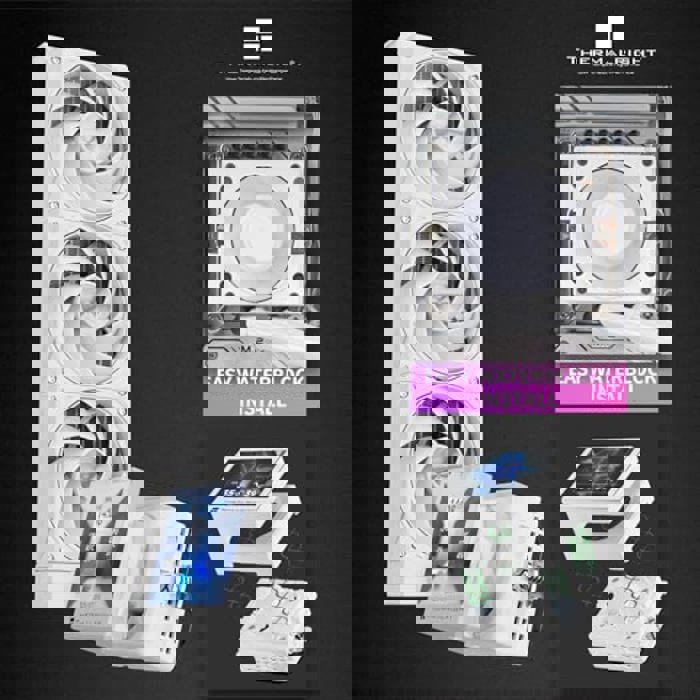 Thermalright Stream Vision 360 White CPU Cooler - Specs, Compare