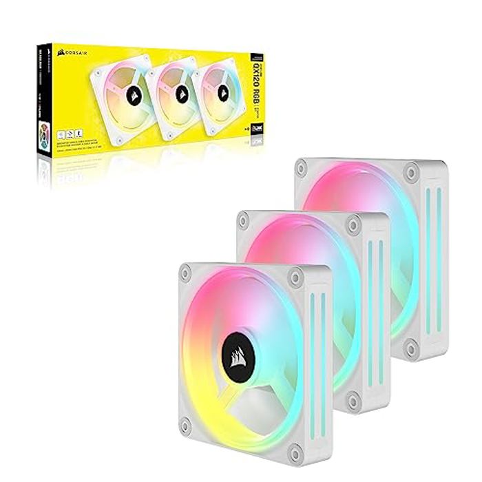 Corsair iCUE LINK QX120 RGB White 3 Pack image 8