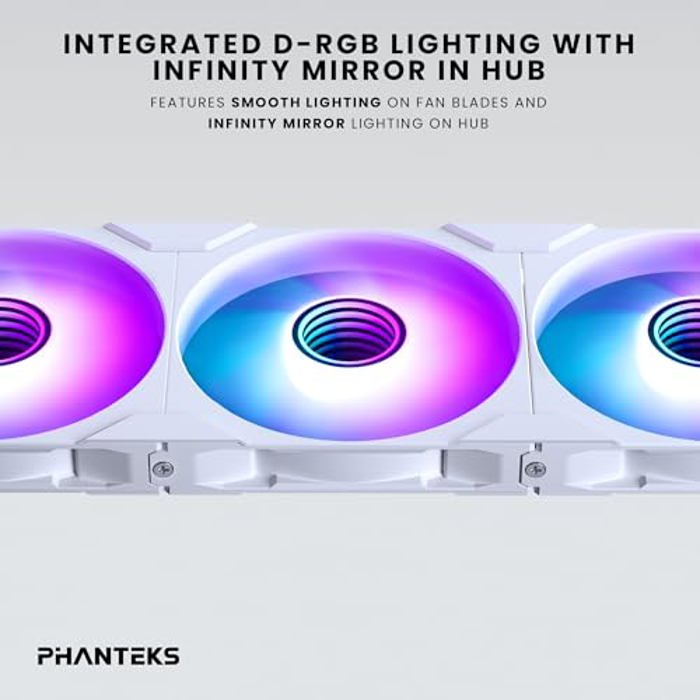 Phanteks M25-140 Gen2 Triple Pack ARGB White image 4