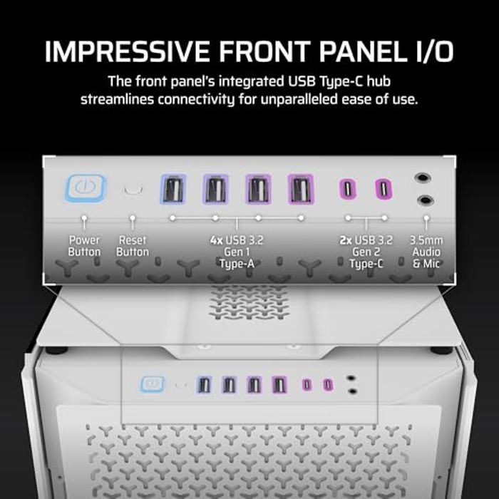 CORSAIR 9000D RGB Airflow White image 9