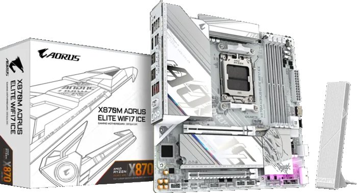 Gigabyte X870M AORUS ELITE WIFI7 ICE image 1