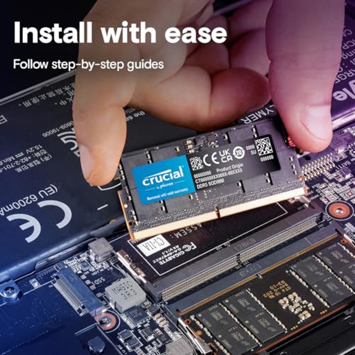 Crucial 64GB (2x32GB) DDR5 5200MHz SODIMM image 6