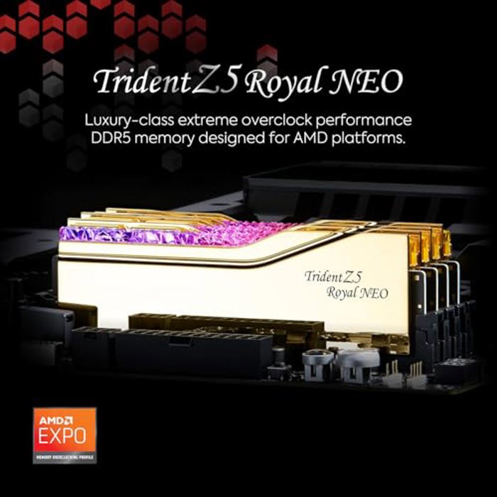 G.SKILL Trident Z5 Royal Neo 32GB (2x16GB) DDR5 8000 Gold image 2