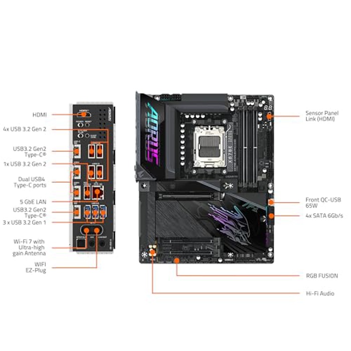 GIGABYTE X870E AORUS PRO X3D image 10