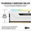 Corsair Vengeance RGB Pro SL 16GB (2x8GB) DDR4 3200 White thumbnail 6