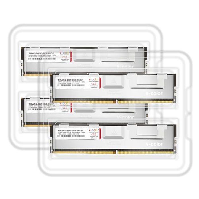 V-COLOR 96GB (4x24GB) DDR5 5600MHz OC R-DIMM image 2
