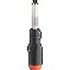 LTT Ratcheting Screwdriver (Black and Orange / Silver Shaft) thumbnail 2