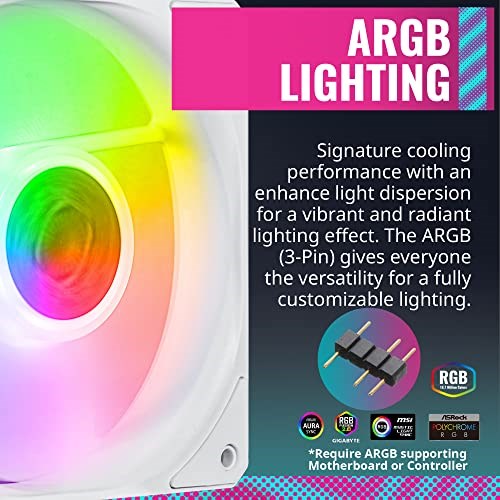 Cooler Master SickleFlow 120 V2 ARGB White Edition image 2