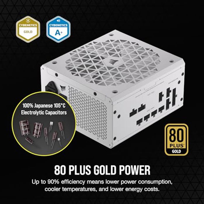 SeaSonic FOCUS GX1000 White vs CORSAIR RM750x Shift White Power Supply