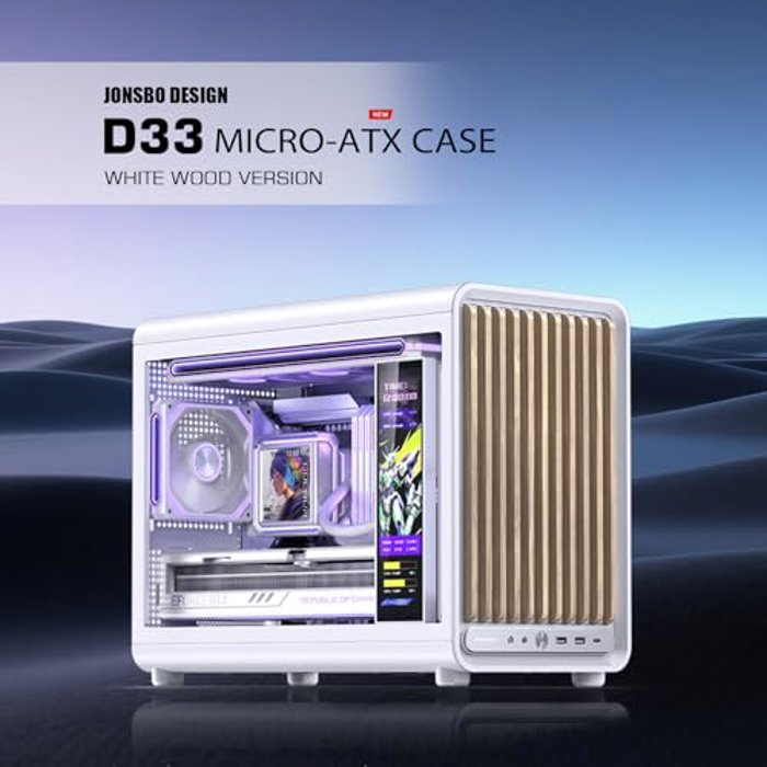 JONSBO D33 Wood White image 2