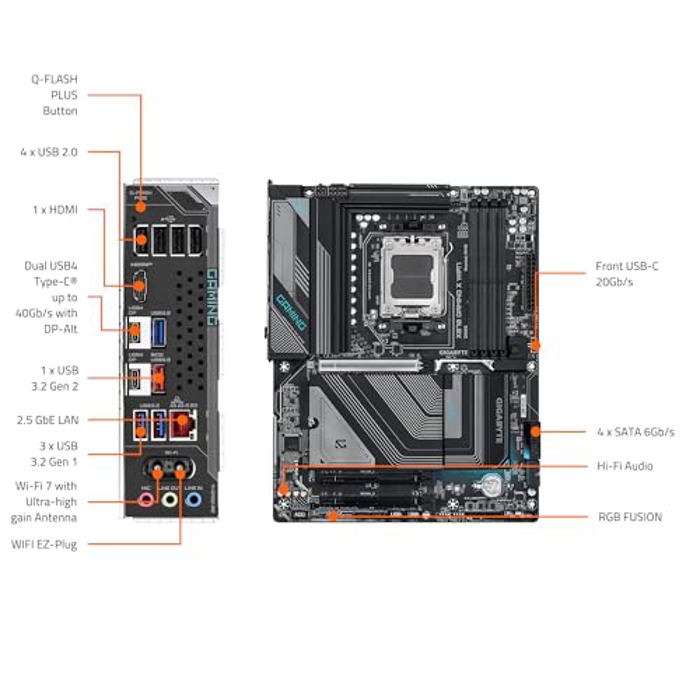 GIGABYTE X870 Gaming X WIFI7 image 5