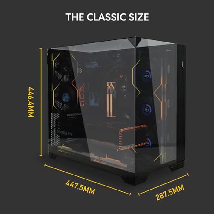 Lian Li O11 Vision Compact Vs HAVN HS 420 White Case Comparison Pangoly