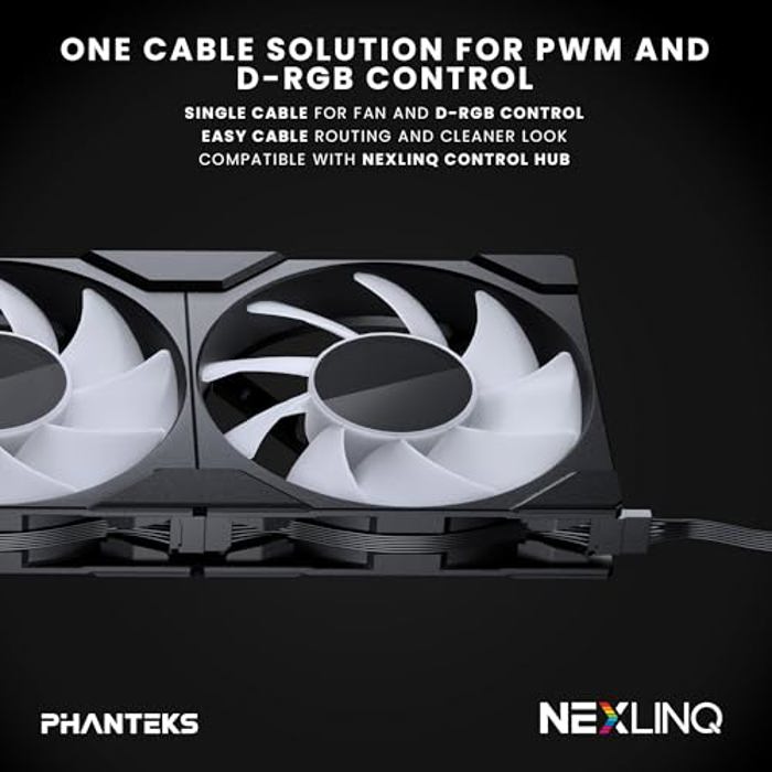 Phanteks M25-120 Gen2 Reversed Blade Triple Pack ARGB image 5